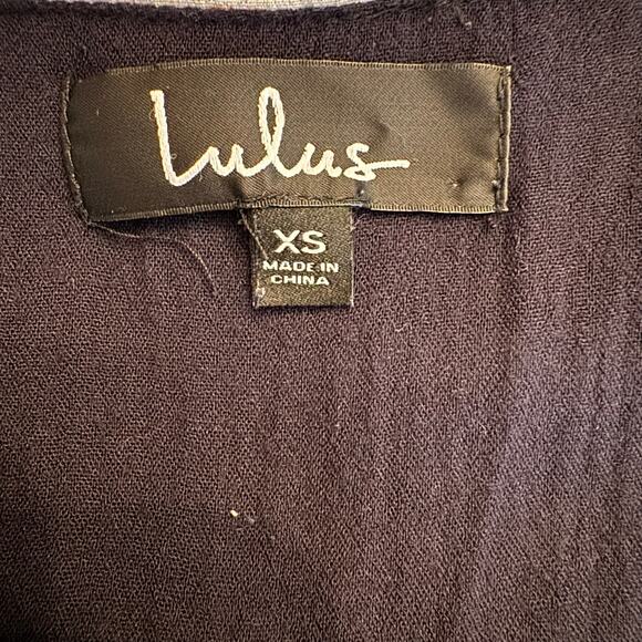 Lulu’s Black and Rust Floral Sleeveless Mini Dress Size XS - Picture 5 of 7